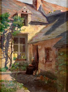 George W Picknell A quiet afternoon