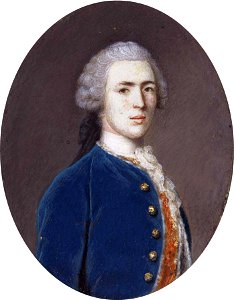 George Walpole, 3rd Earl of Orford, by Jean-Etienne Liotard. Free illustration for personal and commercial use.