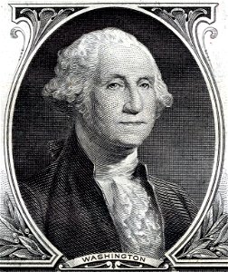 George Washington (Engraved Portrait). Free illustration for personal and commercial use.
