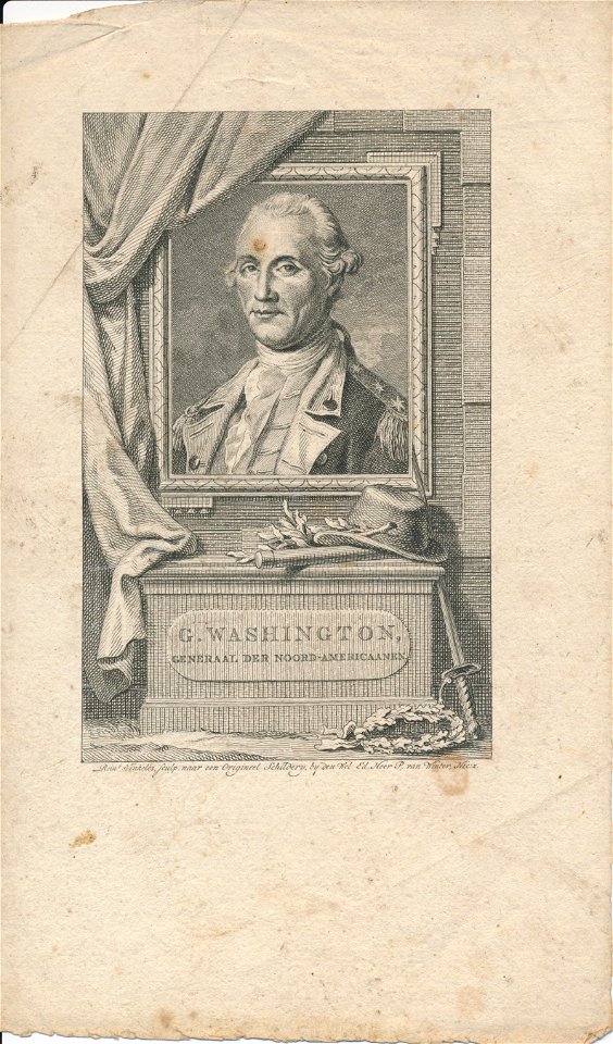 George Washington 1732-1799, Erfgoedcentrum Rozet, 300 191 d 2 B-13