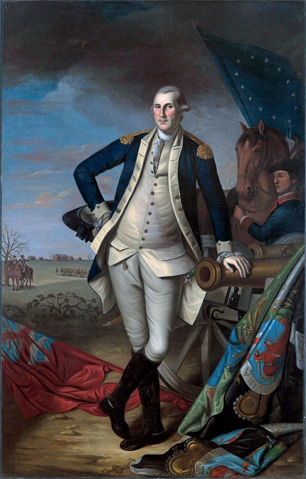 George Washington at the Battle of Princeton by Charles Willson PealeFXD