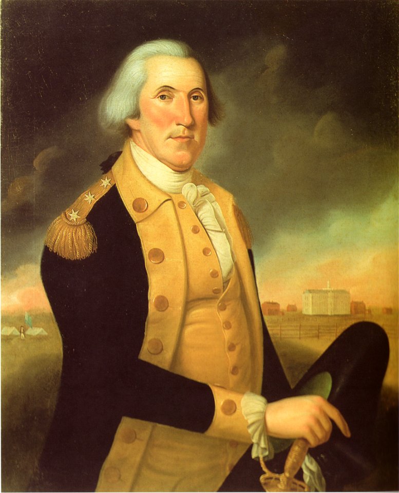 George washington charles peale polk. Free illustration for personal and commercial use.