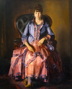 George Wesley Bellows - Emma in a Purple Dress - 1956.58 - Dallas Museum of Art