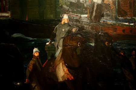 George Wesley Bellows - Snow Dumpers (1911) detail 01
