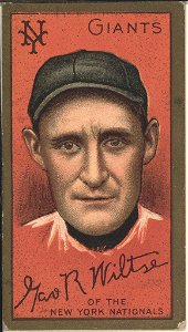 George Wiltse, New York Giants, baseball card portrait LCCN2008677387