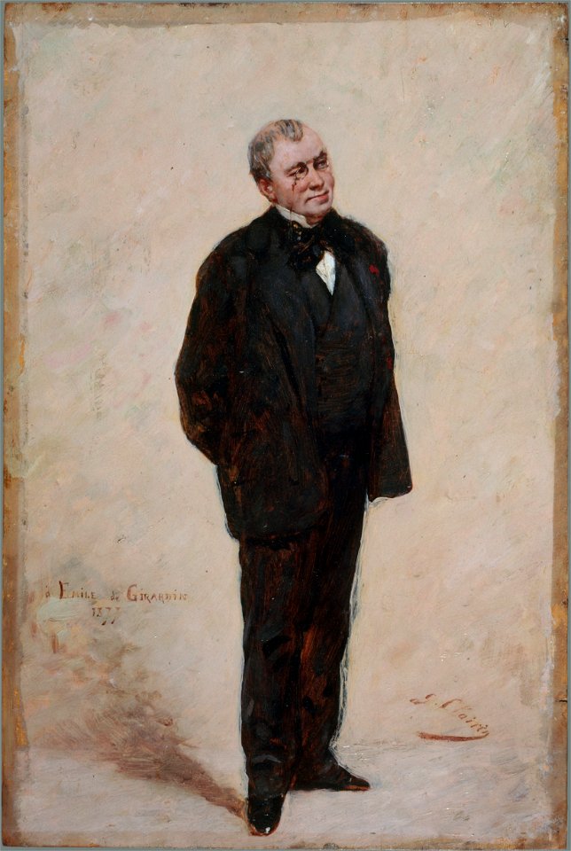 Georges Jules Victor Clairin - Portrait d'Émile de Girardin (1806-1881), publiciste et homme politique - P1500 - Musée Carnavalet
