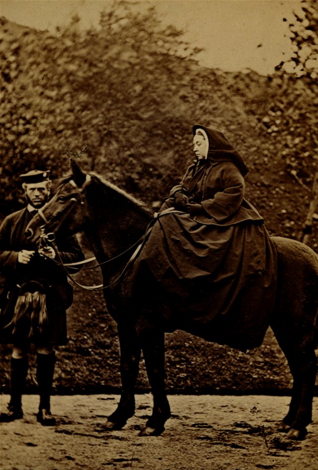 George Washington Wilson - Queen Victoria on 'Fyvie' with John Brown at Balmoral - Google Art Project