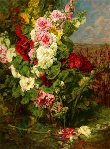 Georges Jeannin Stockrosen 1910