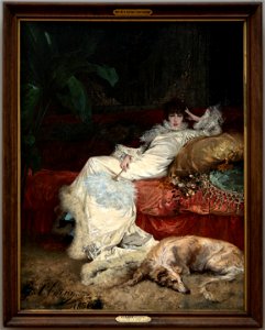 Georges Jules Victor Clairin - Portrait de Sarah Bernhardt - PPP744 - Musée des Beaux-Arts de la ville de Paris