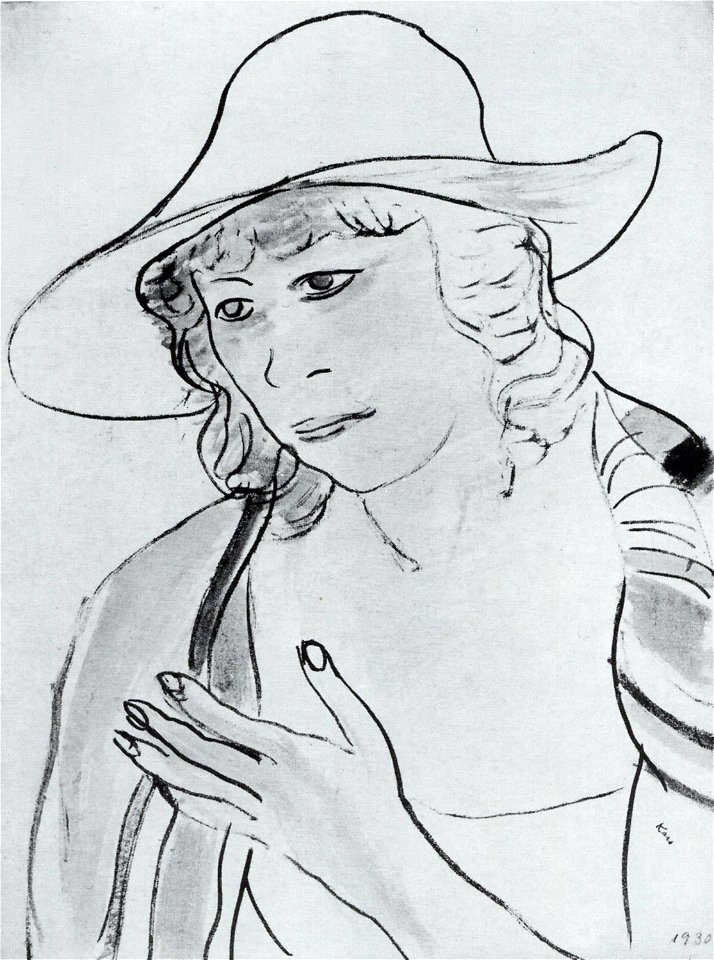 Georges Kars, Děvče na pláži, 1930