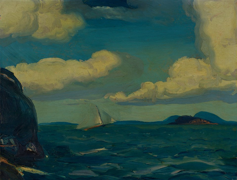 George Wesley Bellows - A Fresh Breeze - 1957.50 - Yale University Art Gallery