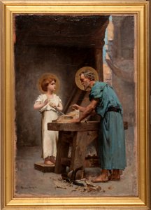 Georges Becker - Esquisse pour l'église Saint-Louis-d'Antin , Saint Joseph protecteur de l'enfance de Jésus - PPP4502 - Musée des Beaux-Arts de la ville de Paris