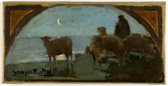Georges Bertrand - Esquisse pour la salle à manger de l'Hôtel de Ville , La viande de mouton - PPP3847 - Musée des Beaux-Arts de la ville de Paris