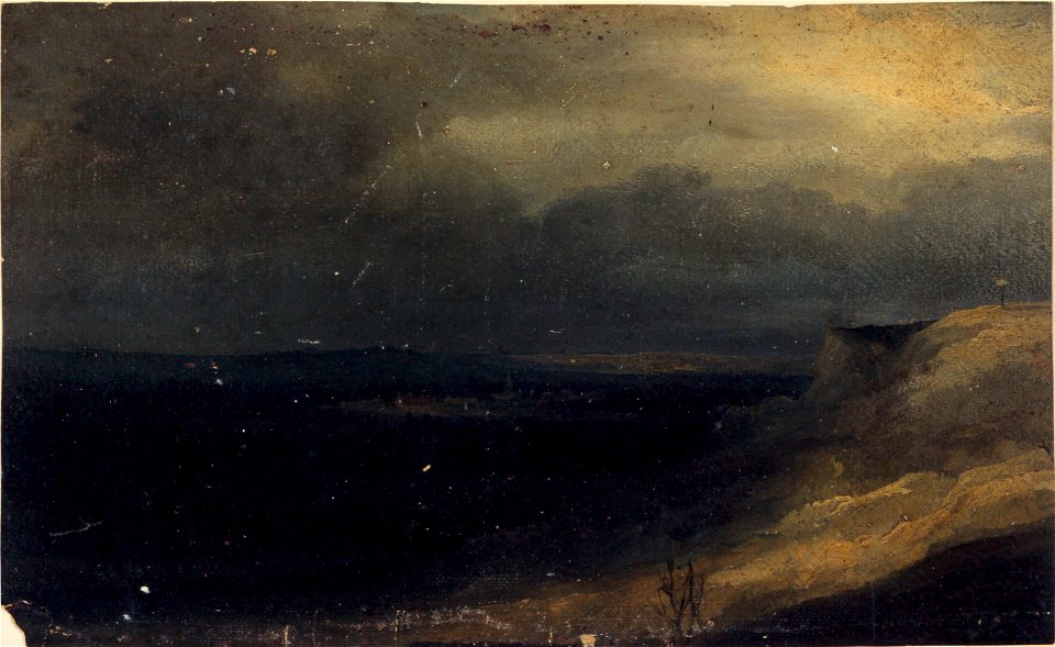 Georges Michel - Vue présumée de Montmartre - P481 - Musée Carnavalet