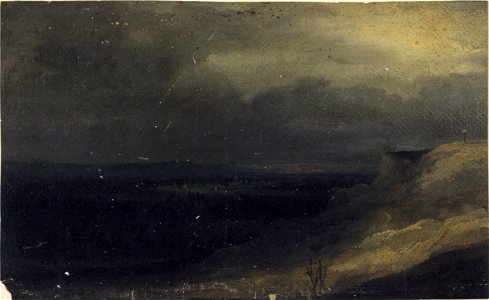 Georges Michel - Vue présumée de Montmartre - P481 - Musée Carnavalet