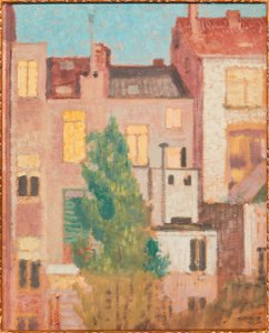 Georges Lemmen - Houses (Maisons) - 79.373 - Indianapolis Museum of Art. Free illustration for personal and commercial use.