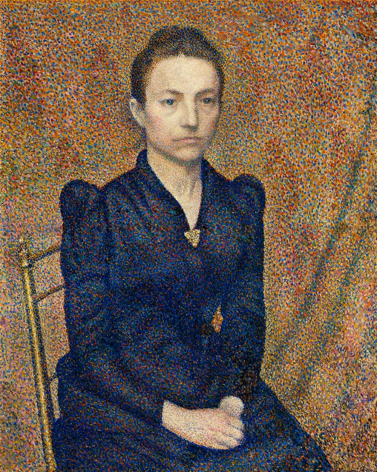 Georges Lemmen - Portrait of the Artist's Sister - 1961.42 - Art Institute of Chicago
