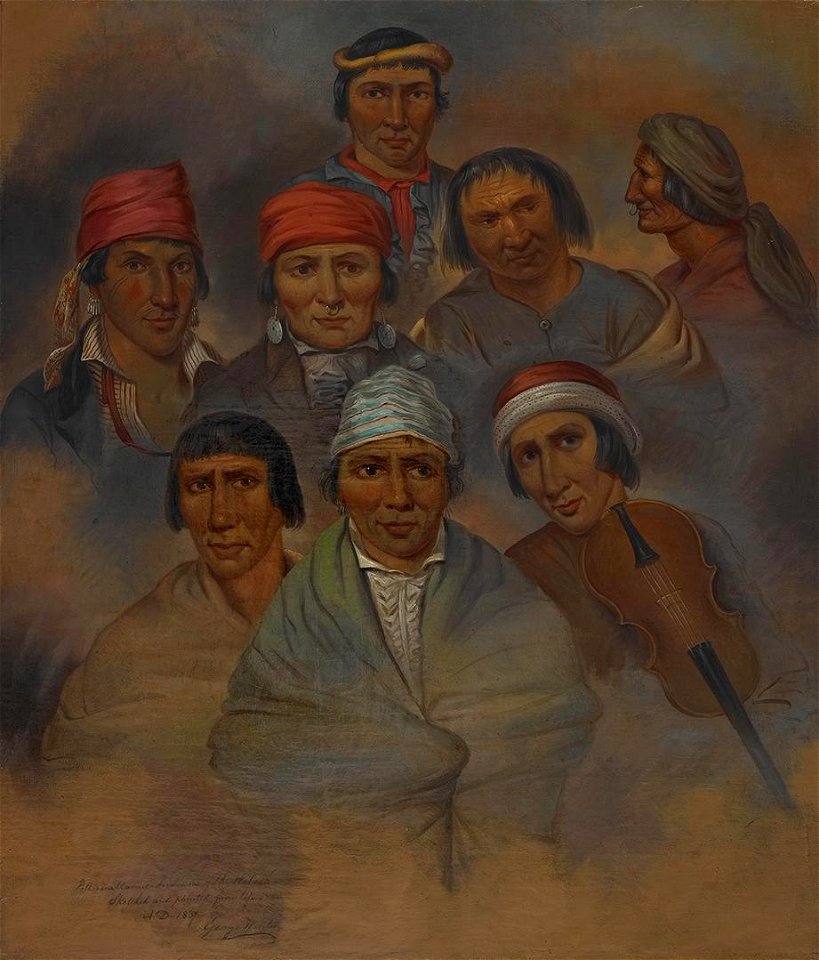 George Winter - Eight Potawatomi Natives - promised gift 186 eight-potawatomi-natives - Crystal Bridges Museum of American Art