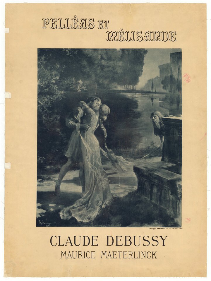 Georges Rochegrosse - Poster for the prèmiere of Claude Debussy and Maurice Maeterlinck's Pelléas et Mélisande - Original