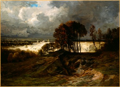 Georges Michel - Storm, The Quarry at Montmartre - 79.188 - Detroit Institute of Arts