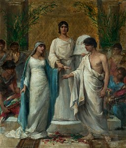 Georges Moreau de Tours - Esquisse pour la salle des mariages de la mairie du 2ème , Le Mariage - PPP4194 - Musée des Beaux-Arts de la ville de Paris