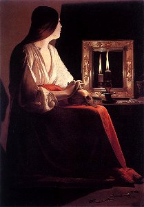 Georges de La Tour - The Penitent Magdalen - WGA12339