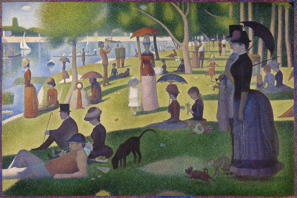 Georges Seurat - A Sunday on La Grande Jatte — 1884 - 1926.224 - Art Institute of Chicago