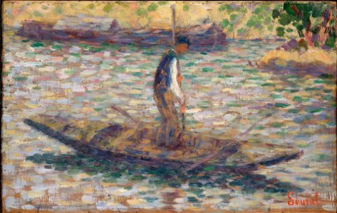 Georges Seurat - A Fisherman - 1966.79.14 - Yale University Art Gallery