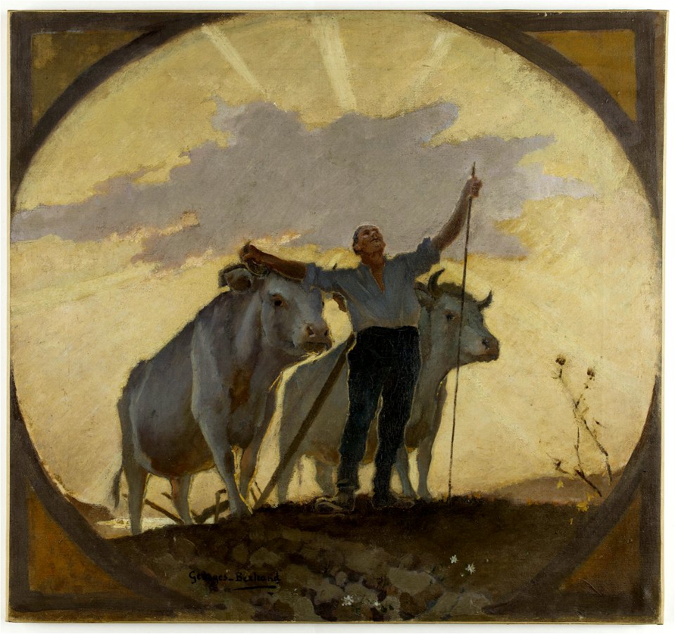 Georges Bertrand - Esquisse pour la salle à manger de l'Hôtel de Ville de Paris , Hymne de la Terre au Soleil - PPP3843 - Musée des Beaux-Arts de la ville de Paris