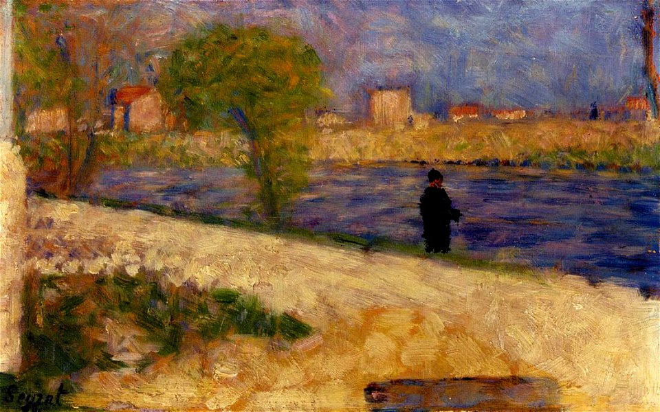 Georges Seurat - Etude dans l'Ile PC 79