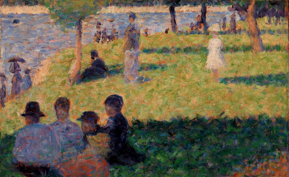 Georges Seurat - Group of Figures (Study for Un dimanche à la Grande Jatte) - BF2506 - Barnes Foundation