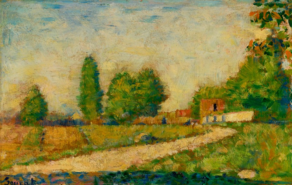 Georges Seurat - Au bord du village PC 60