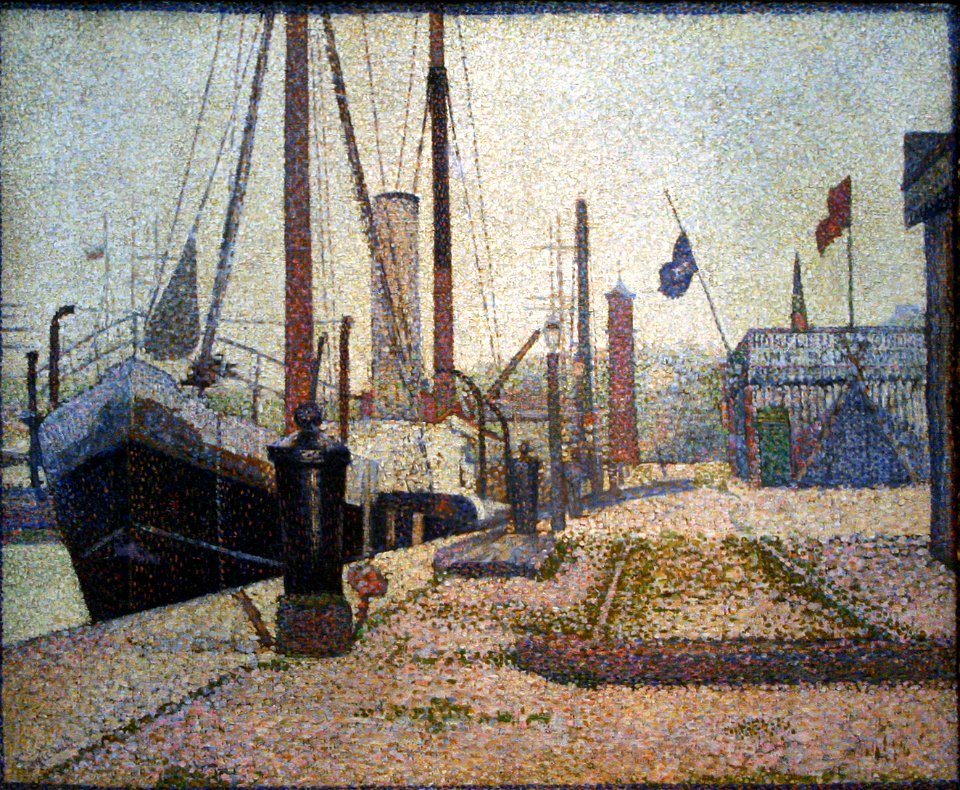 Georges Seurat - La Maria, Honfleur
