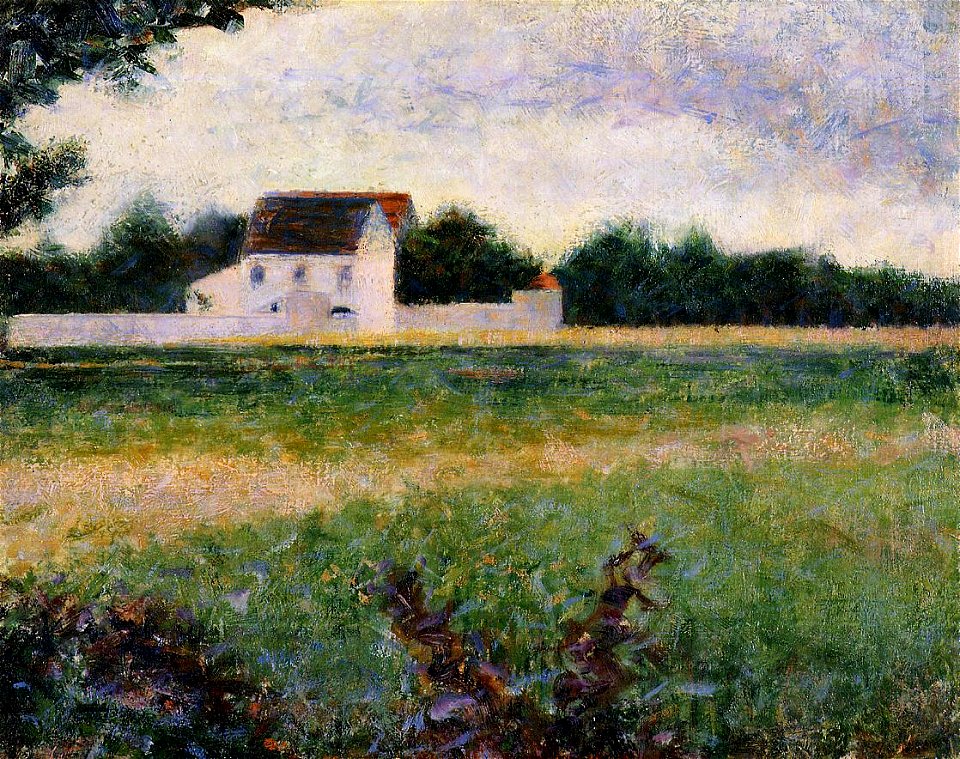 Georges Seurat - Paysage d'Île-de-France