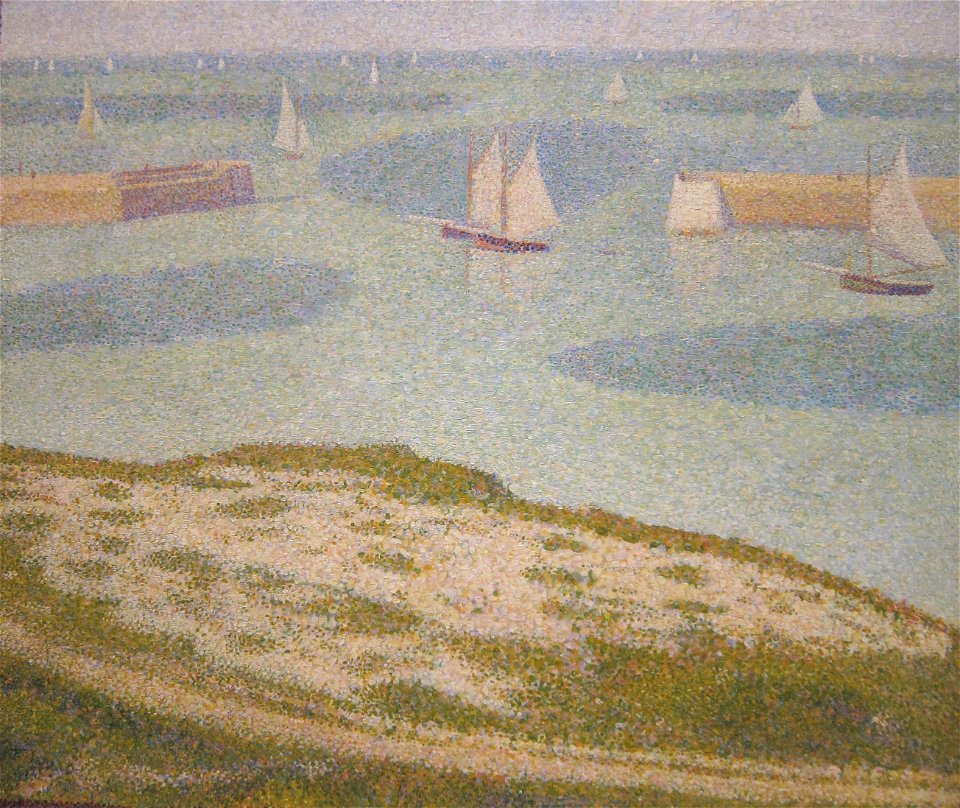 Georges Seurat - Port-en-Bessin - Entrance to the Harbor