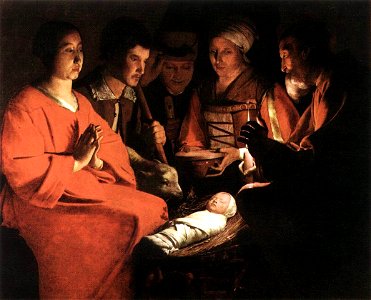 Georges de La Tour - Adoration of the Shepherds - WGA12348