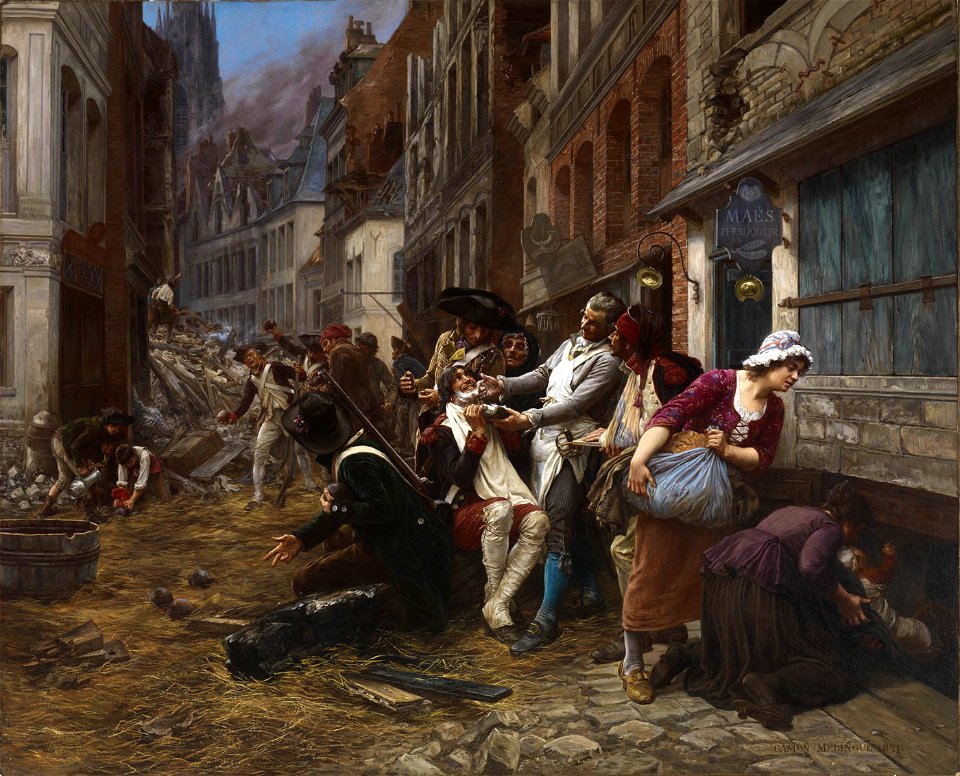 Georges Gaston Theodore Melingue - Episode of the Siege of Lille, 1792 - 1956.11.3 - Smithsonian American Art Museum