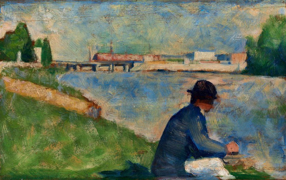 Georges Seurat - Study for Bathers at Asnières - 1958.51 - Cleveland Museum of Art