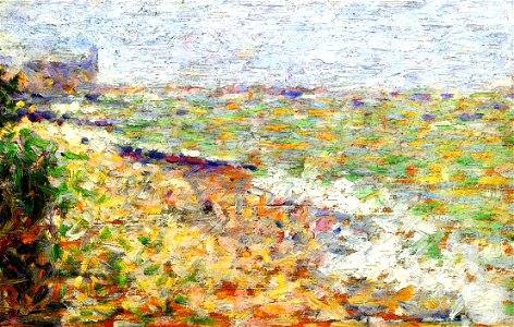 Georges Seurat - The Anchorage at Grandcamp PC 148