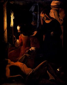 Georges de La Tour - St Sebastien Attended by St Irene - WGA12342