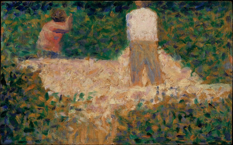 Georges Seurat - Two Stonebreaker - 1969.96.2 - Yale University Art Gallery