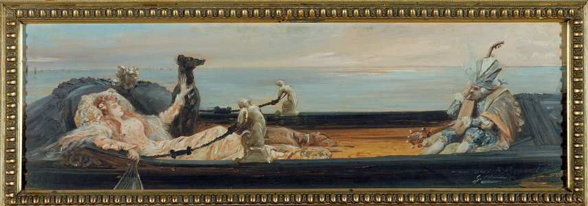 Georges Jules Victor Clairin - La gondole - PPP385 - Musée des Beaux-Arts de la ville de Paris