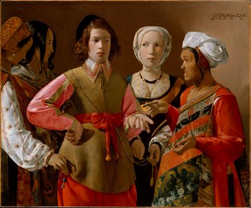 Georges de La Tour 016. Free illustration for personal and commercial use.