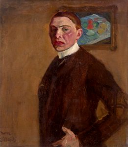 Georges Kars, Autoportrét (na rubu kresba aktu), VMG 242