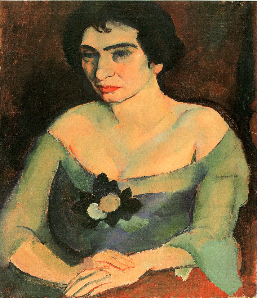 Georges Kars, Dáma v dekolté, 1909, VMG269