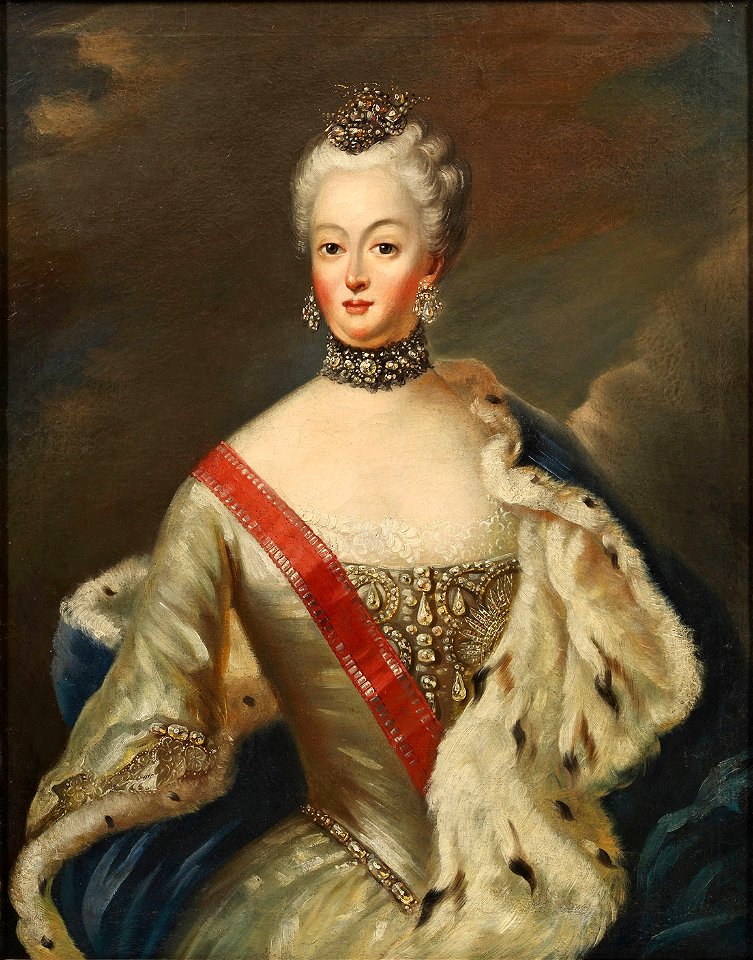 Georges Desmarées Portrait einer bayerischen Prinzessin