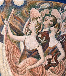 Georges Seurat, 1889-90, Le Chahut, Kröller-Müller Museum (detail)