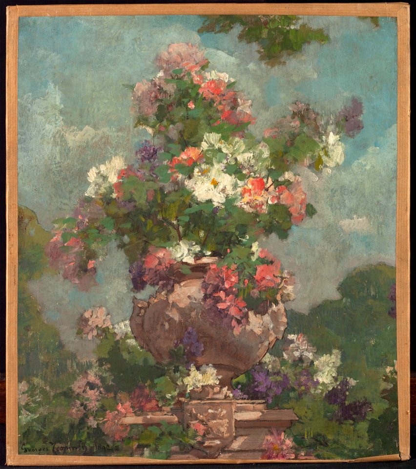 Georges Jeannin - Esquisse pour l'Hôtel de Ville de Paris , Fleurs - PPP4050 - Musée des Beaux-Arts de la ville de Paris