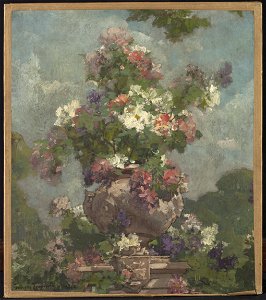 Georges Jeannin - Esquisse pour l'Hôtel de Ville de Paris , Fleurs - PPP4050 - Musée des Beaux-Arts de la ville de Paris