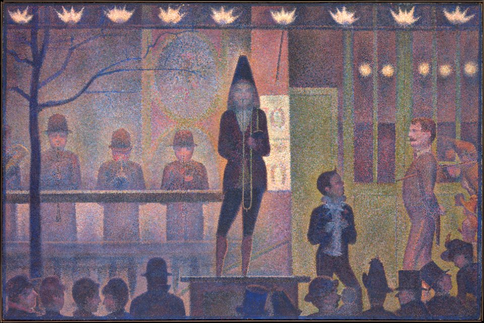 Georges Seurat, Circus Sideshow, 1887–88